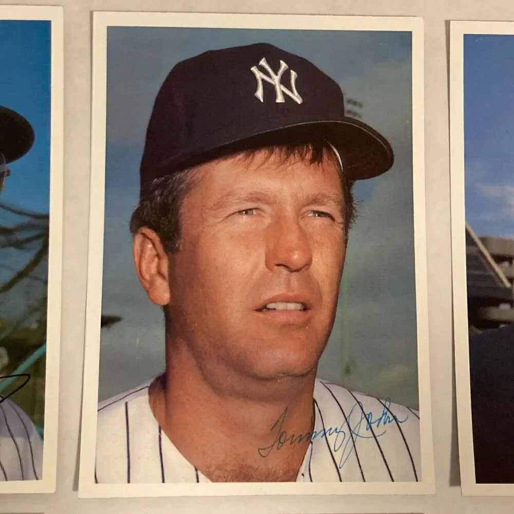 Lot 81 Topps NY Yankees Tall Photo Baseball Cards- Jackson, Nettles, Gossage+++